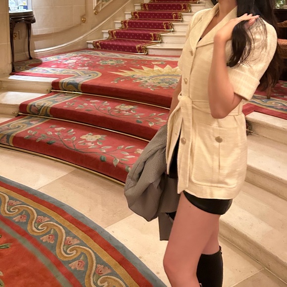 Sandro Truman Tailored Tweed Jacket - Picture 3 of 3